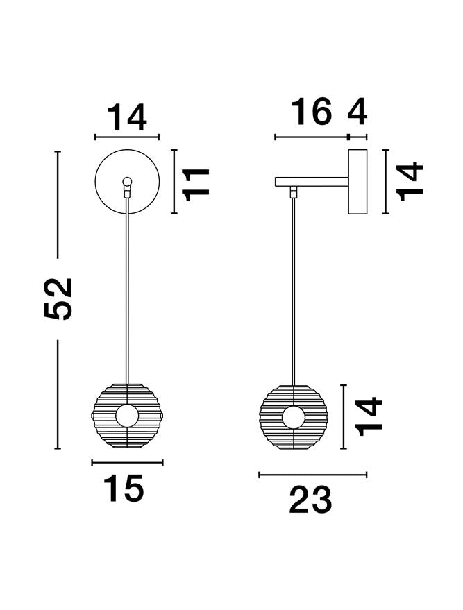 Aplica de perete LAS