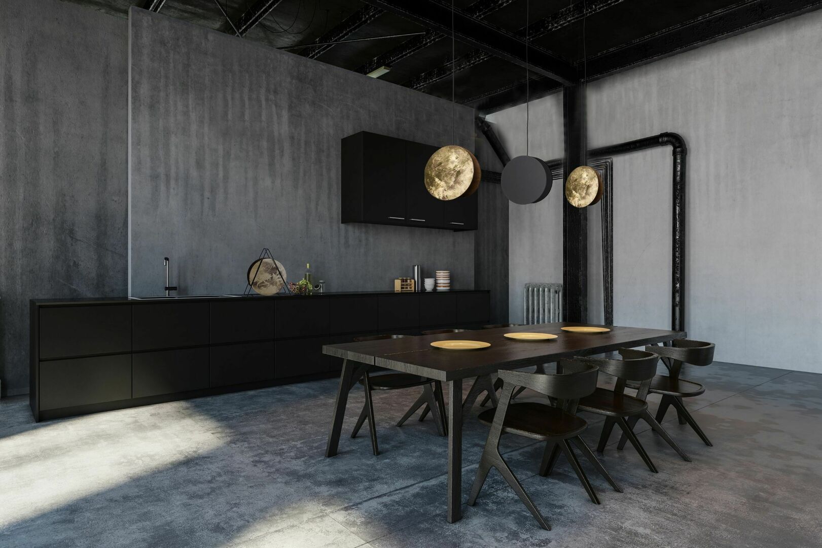 Lampa suspendata WHELLA GOLD