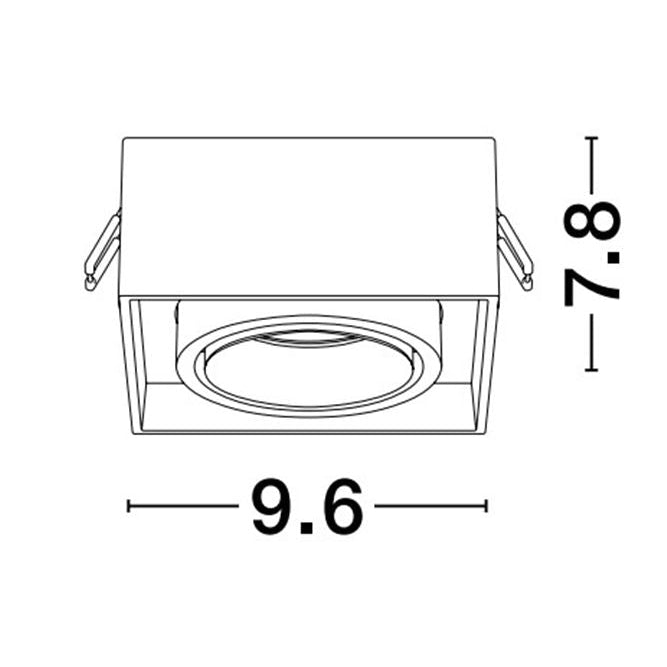 Spot incastrat BROOK SQUARE