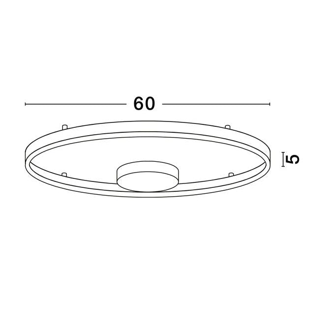 Plafoniera dimabila HEDRA