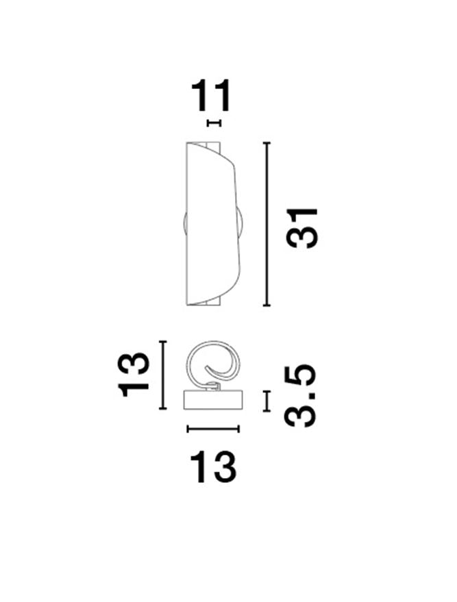 Aplica de perete VALENTIN
