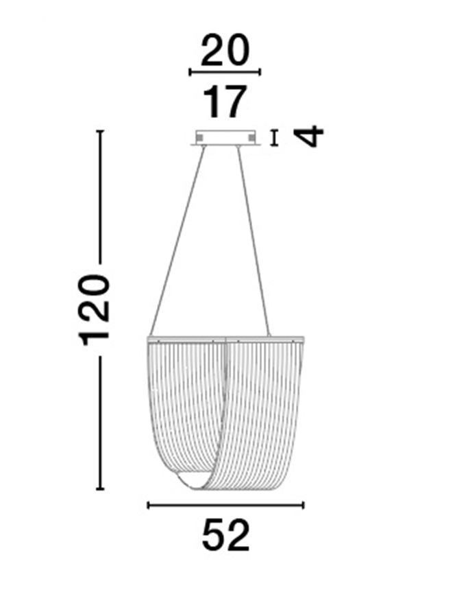 Lampa suspendata TRIAC dimabila VALENTIN