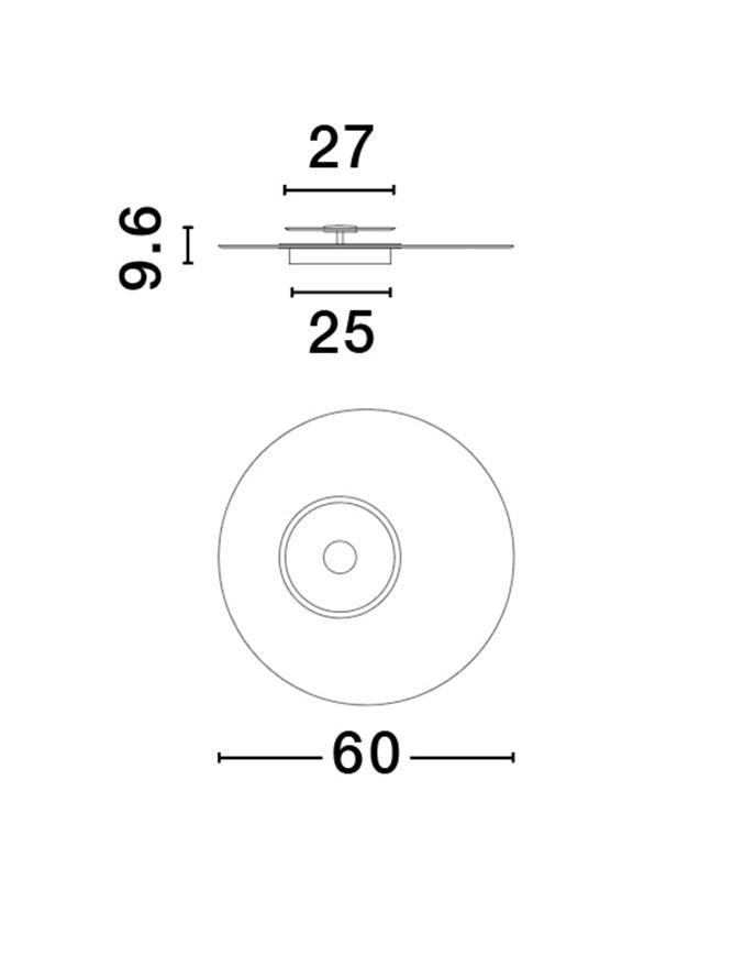Plafoniera dimabila COPO