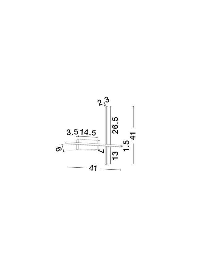 Aplica de perete QUAM