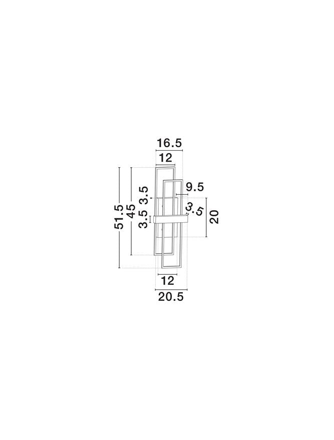 Aplica de perete dimabila ALIS 50