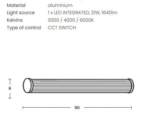 Aplica de perete PRONTO IP44