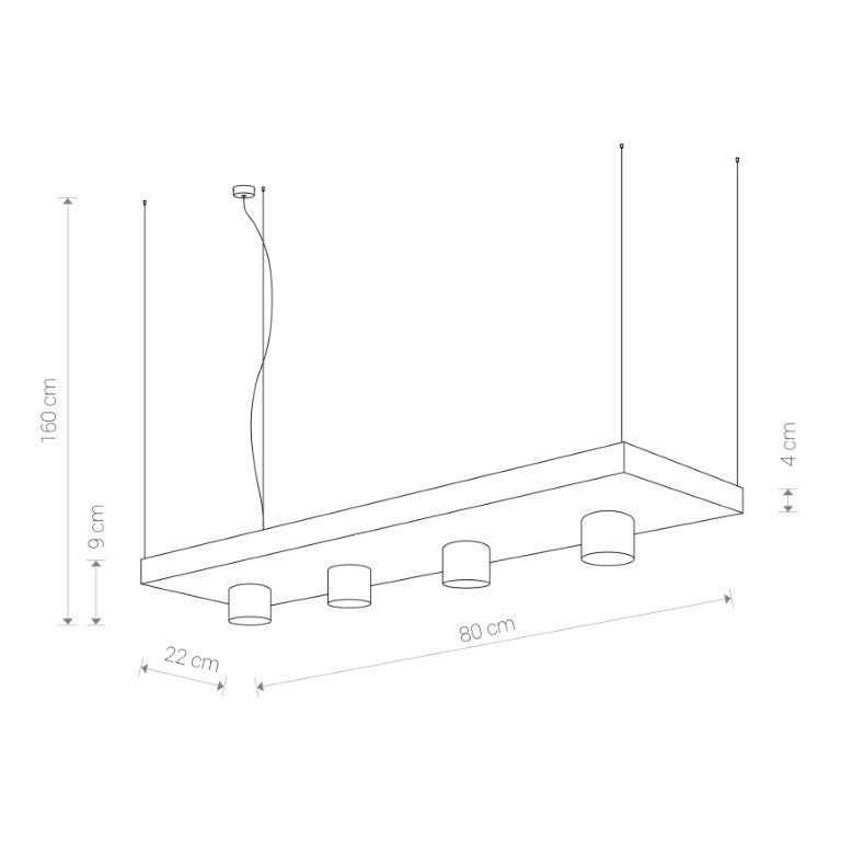 Lampă suspendată PLANTA
