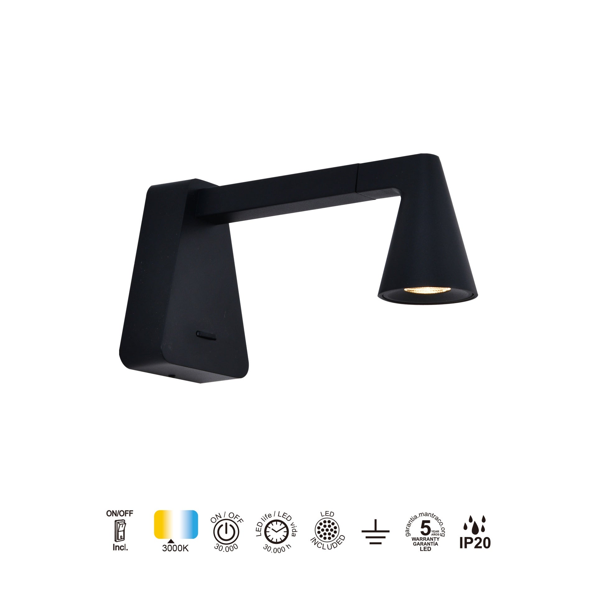 Aplica de perete BRISEN 5W