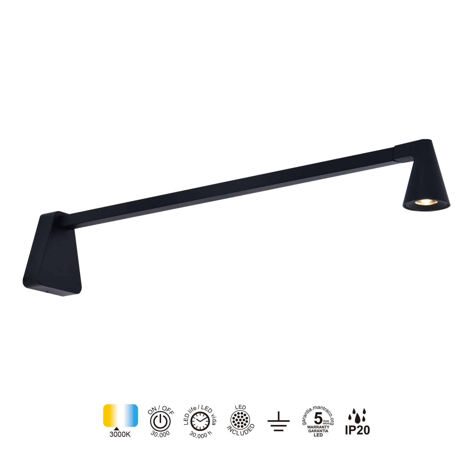 Aplica de perete BRISEN 80CM
