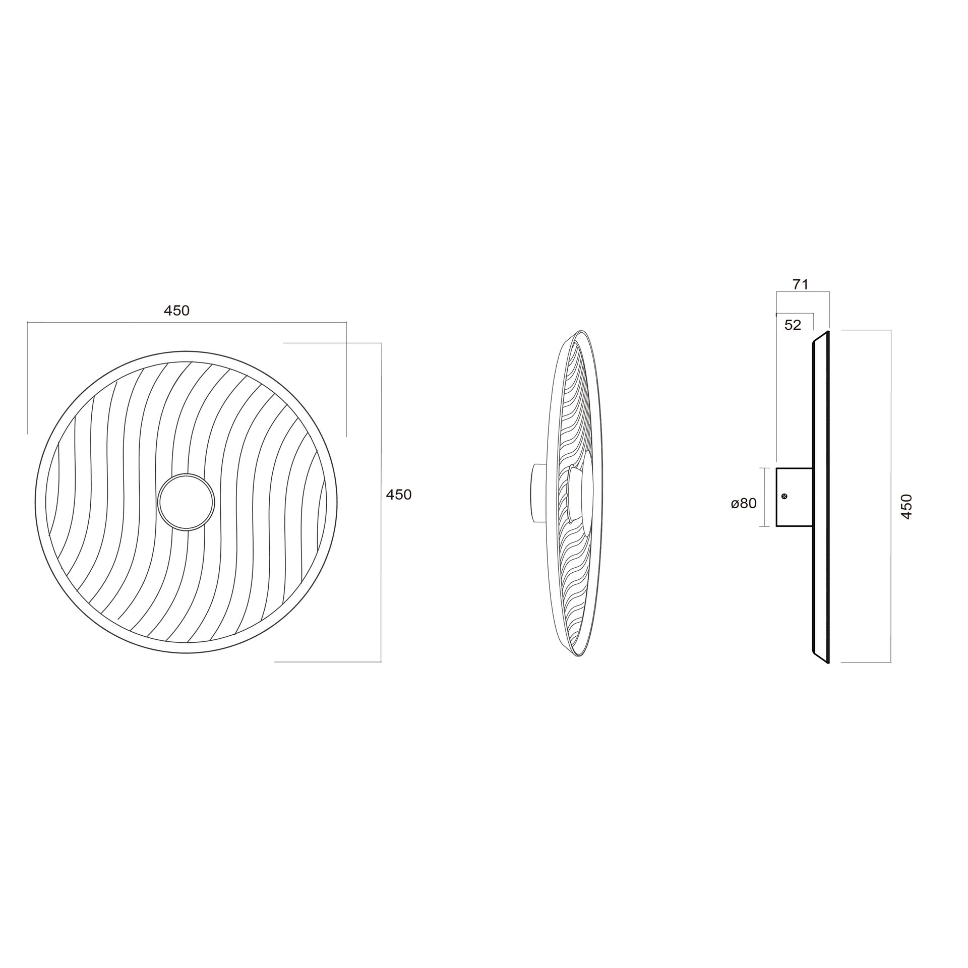 Aplica de perete ARVID 45