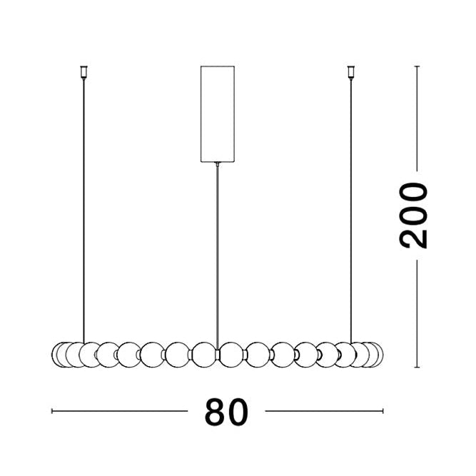 Lampa suspendata  PERLA ROUND