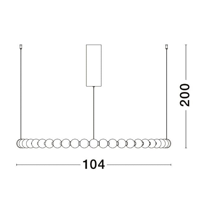 Lampa suspendata  PERLA ROUND