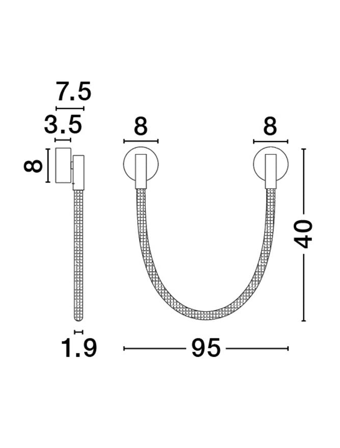 Aplica de perete ILANE