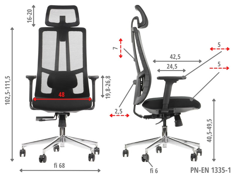 Scaun de birou SANDRIN