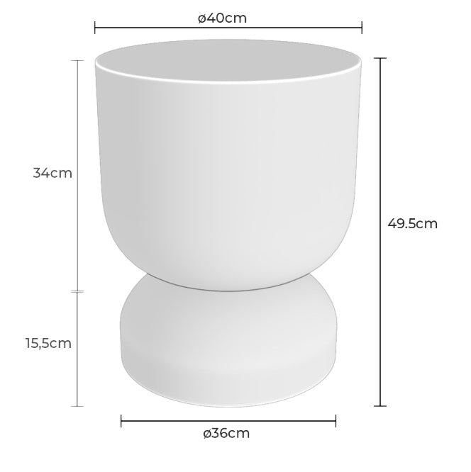 Masuta de cafea ALBETA Ø40 x 49 CM
