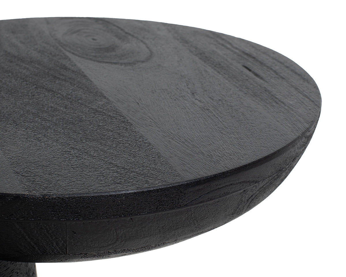 Masuta de cafea ALIAO BLACK 41 x 35 x 46 CM