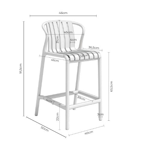 Scaun de bar BASTIO H65 CM
