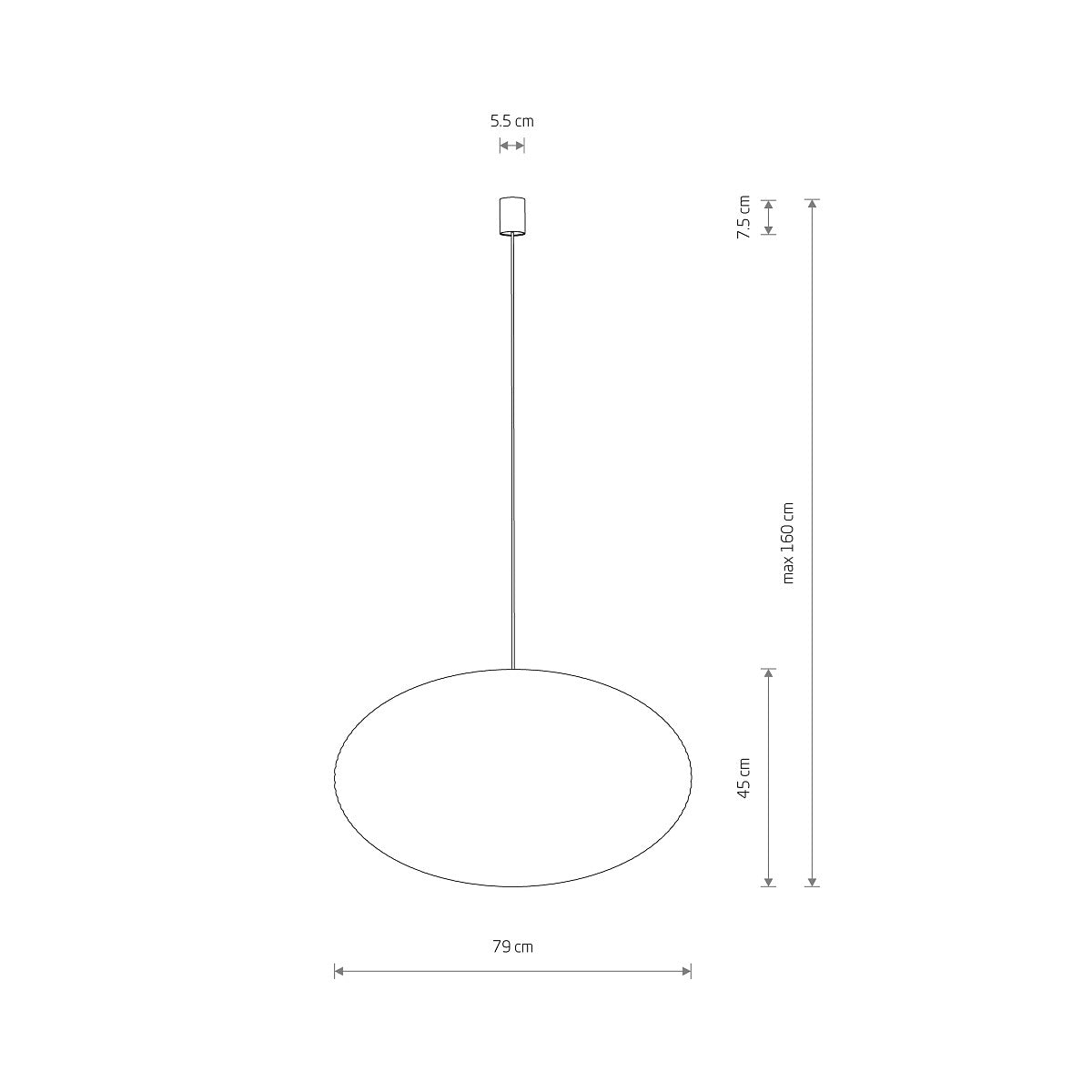 Lampa suspendata BITROF L