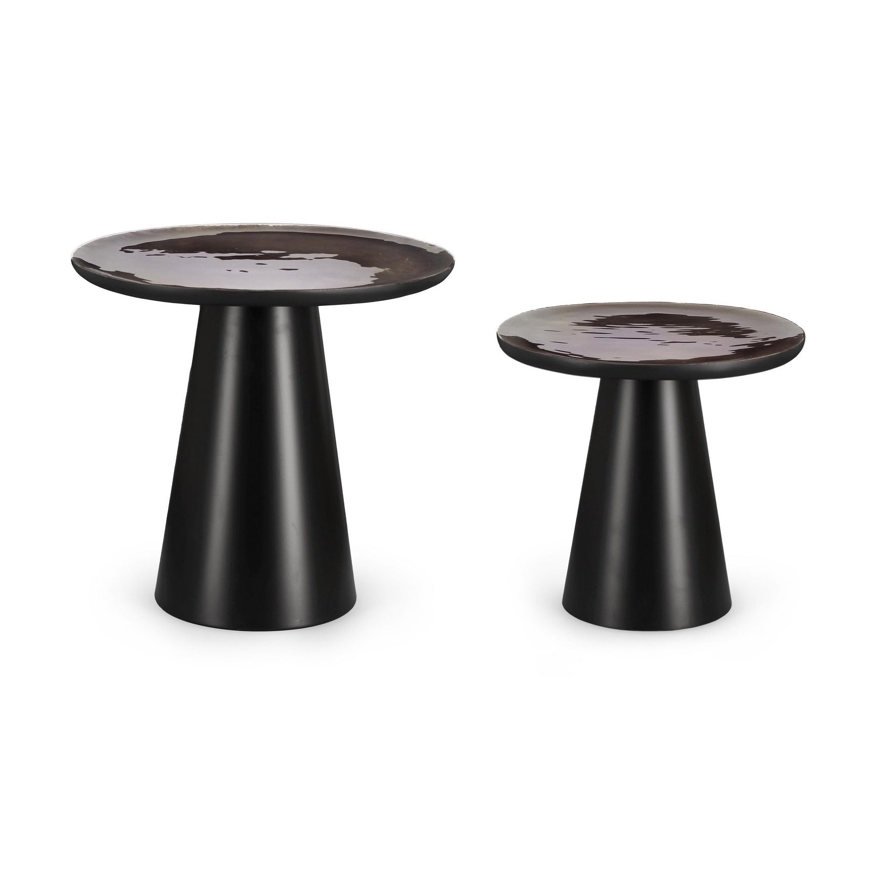 Set 2 masute de cafea ZAINAB RO Ø43/56 x 42/52 CM