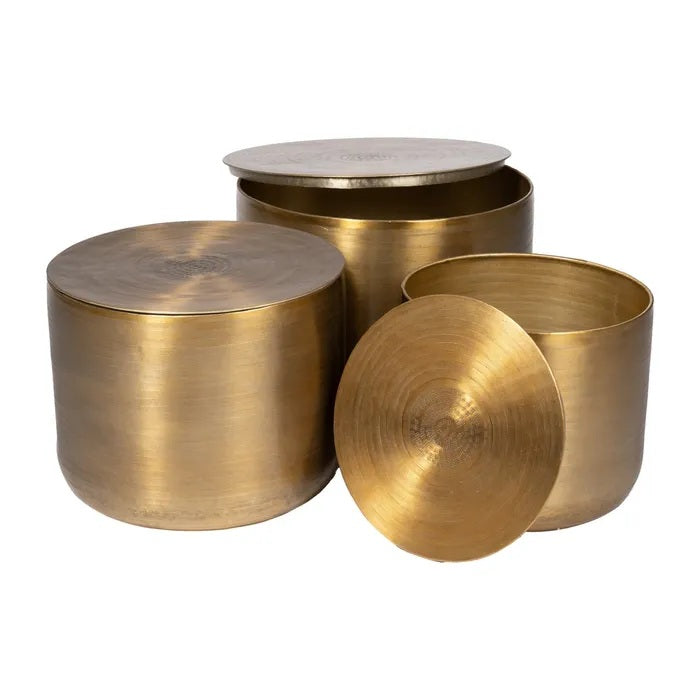 Set 3 masute de cafea CHARM Ø58/50/43 x 41/39/36CM