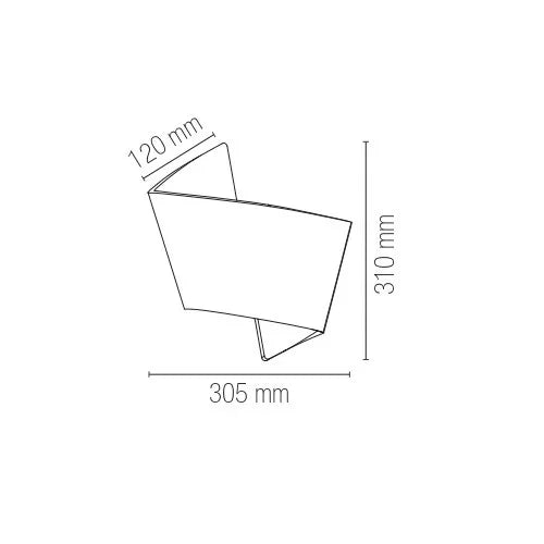 Aplica de perete ORIGAMI