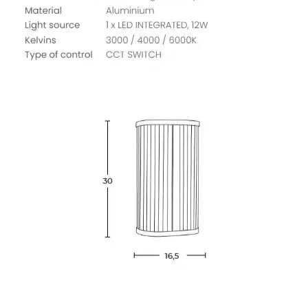 Aplica de perete CCT  PANDORA IP44