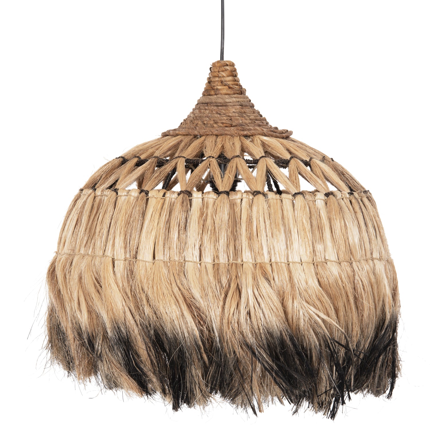 Lampa suspendata IATIS ABACA BLACK