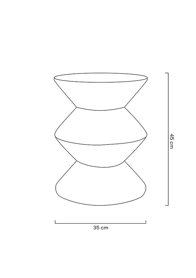 Masuta de cafea KENZA Ø36 x 45 CM