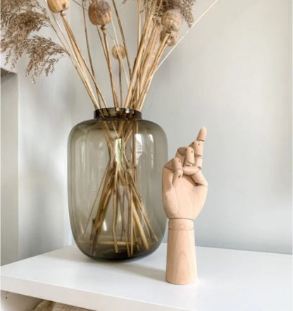 Decoratiune lemn HAND H30 CM