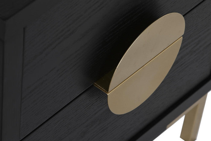 Noptiera CHAMELI BLACK 40 x 50 CM