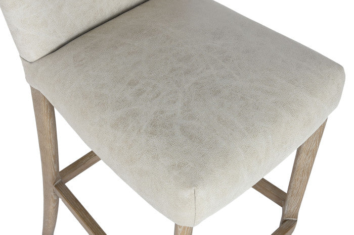 Scaun de bar EVANO DECAPE WHITE H77 CM