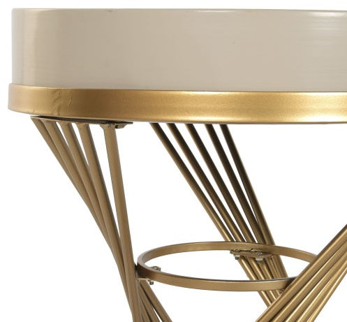 Masuta de cafea RELOJO BEIGE  50 X 51 CM