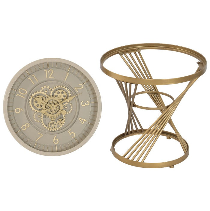 Masuta de cafea RELOJO BEIGE  50 X 51 CM