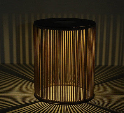 Masuta de cafea solara VIANO WHITE Ø40 x 50 CM