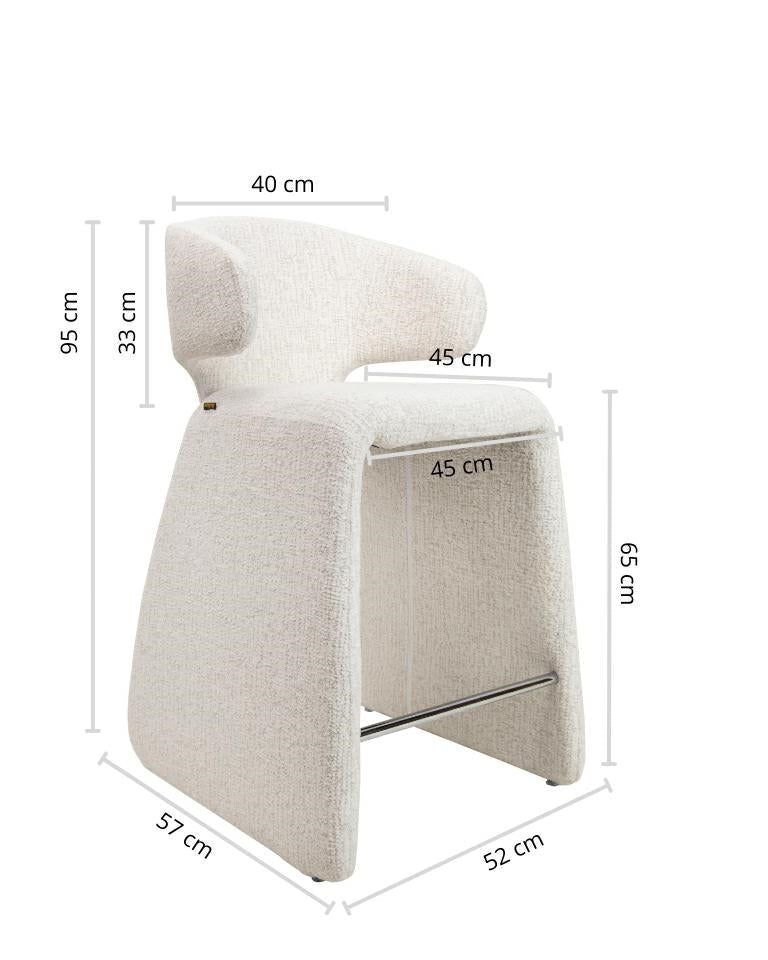 Scaun de bar ERDNA H65 CM