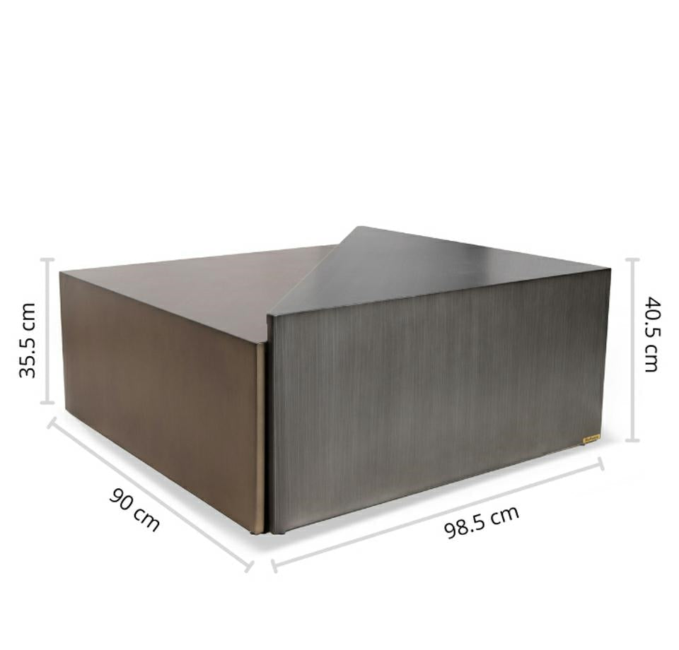 Set 2 masute de cafea ABUSO 90/98 x 35/40 CM