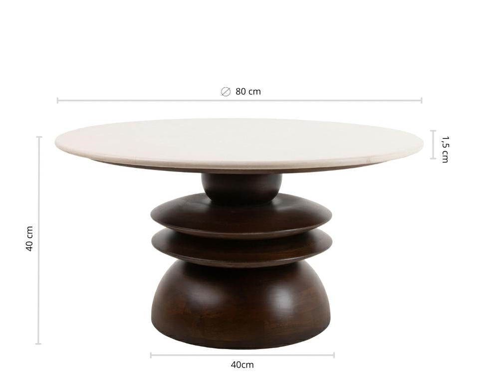Masuta de cafea HONDA Ø80 x 42 CM