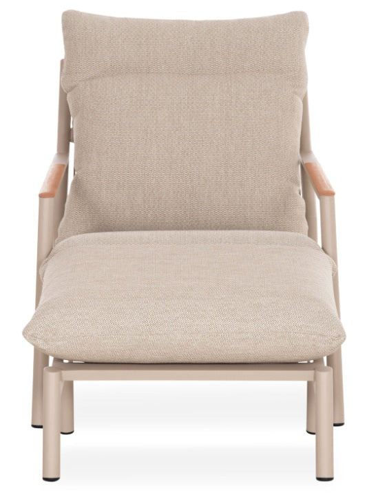 Fotoliu cu taburet OBLIVION BEIGE