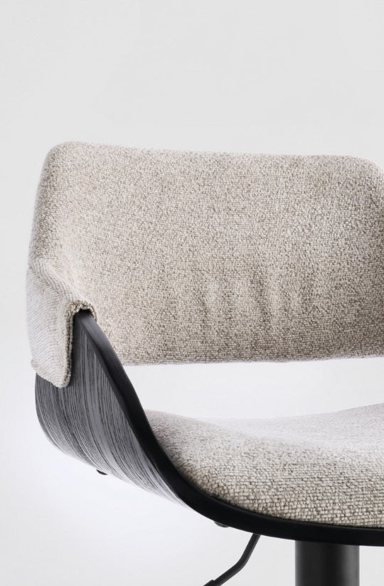 Scaun de bar ROXANNE RAINY H62/83 CM