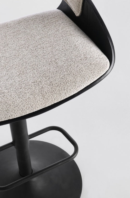 Scaun de bar ROXANNE RAINY H62/83 CM