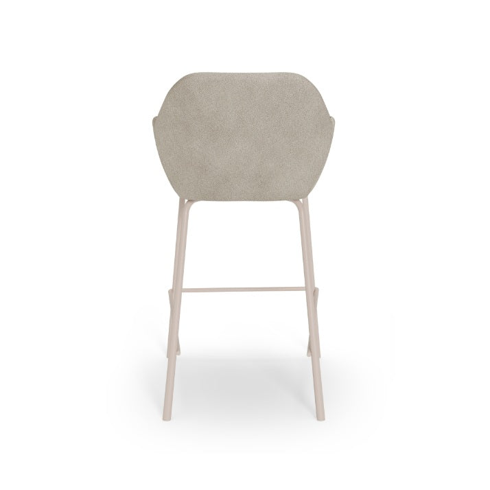Scaun de bar SAVON BEIGE LEGS H58 CM