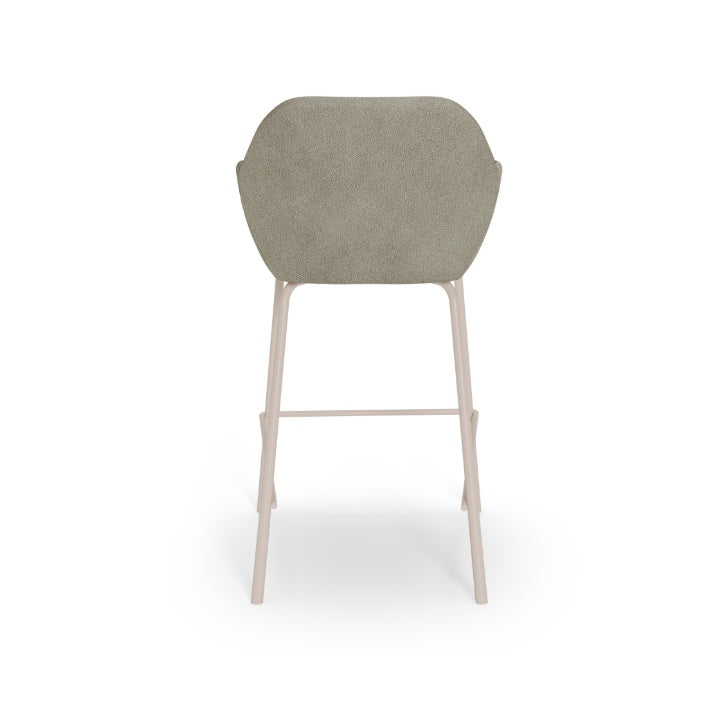 Scaun de bar SAVON BEIGE LEGS H58 CM