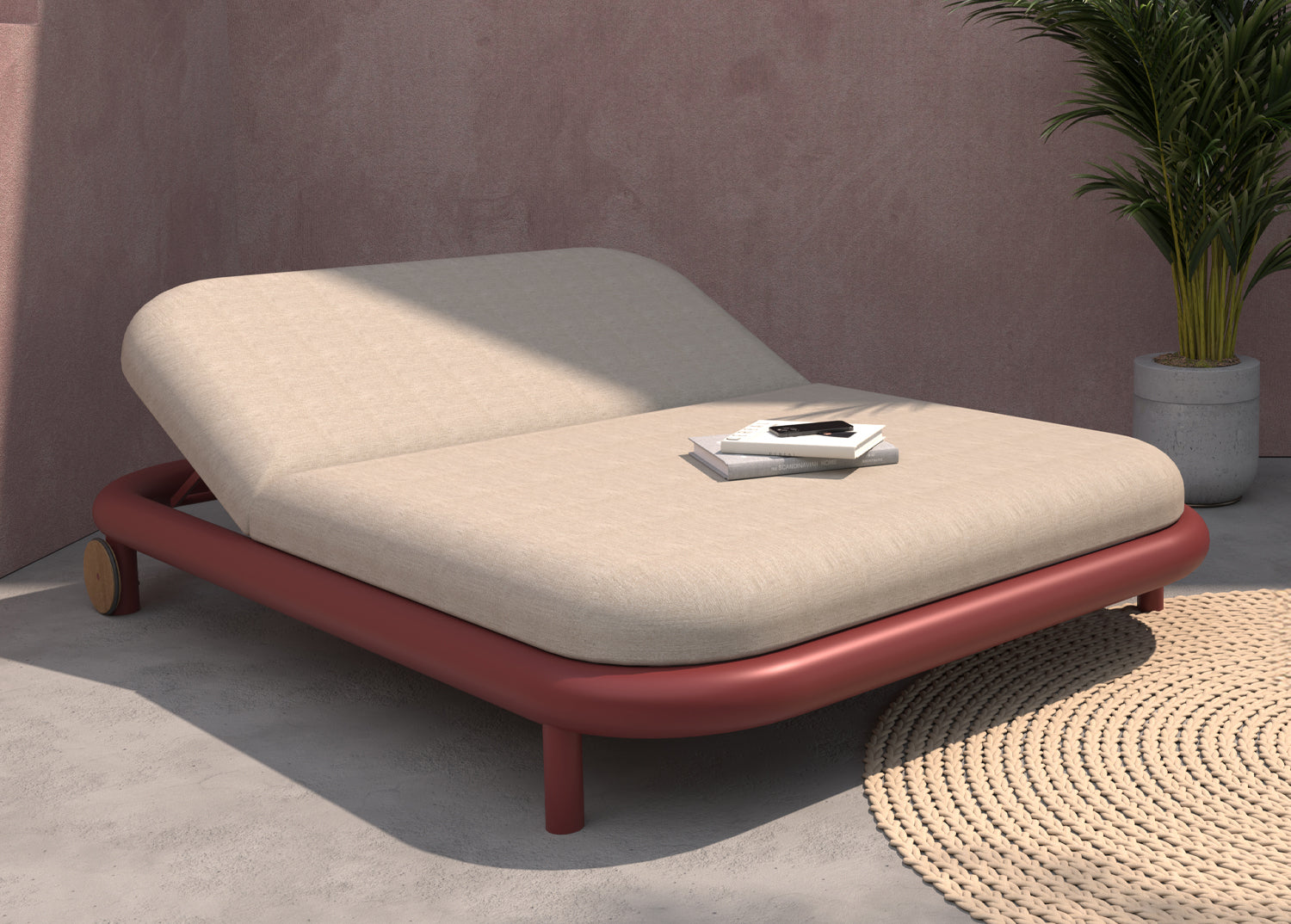 Sezlong dublu EUTOPIA