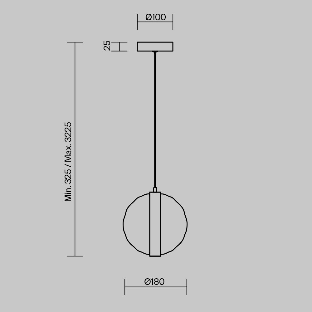 Lampa suspendata MISTERIO 6W