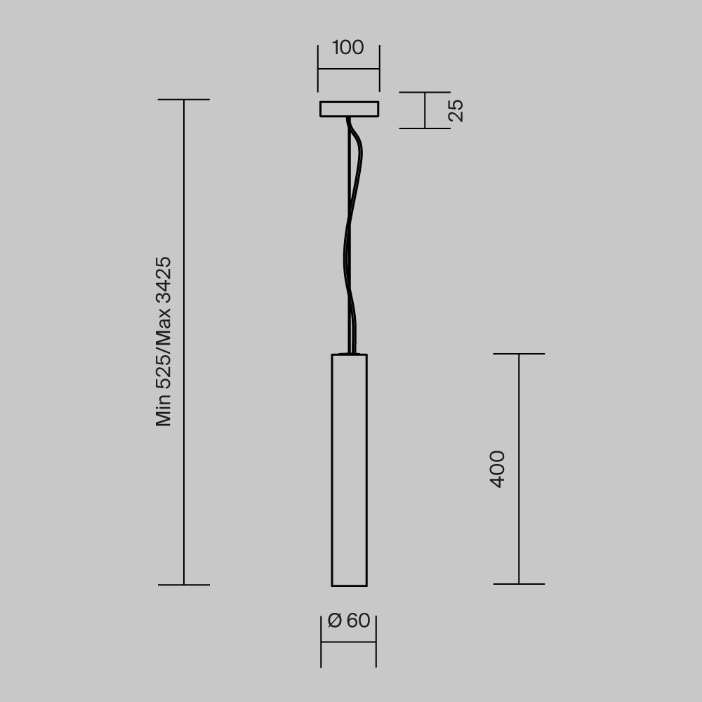 Lampa suspendata LUMERE BLACK MARBLE 5W