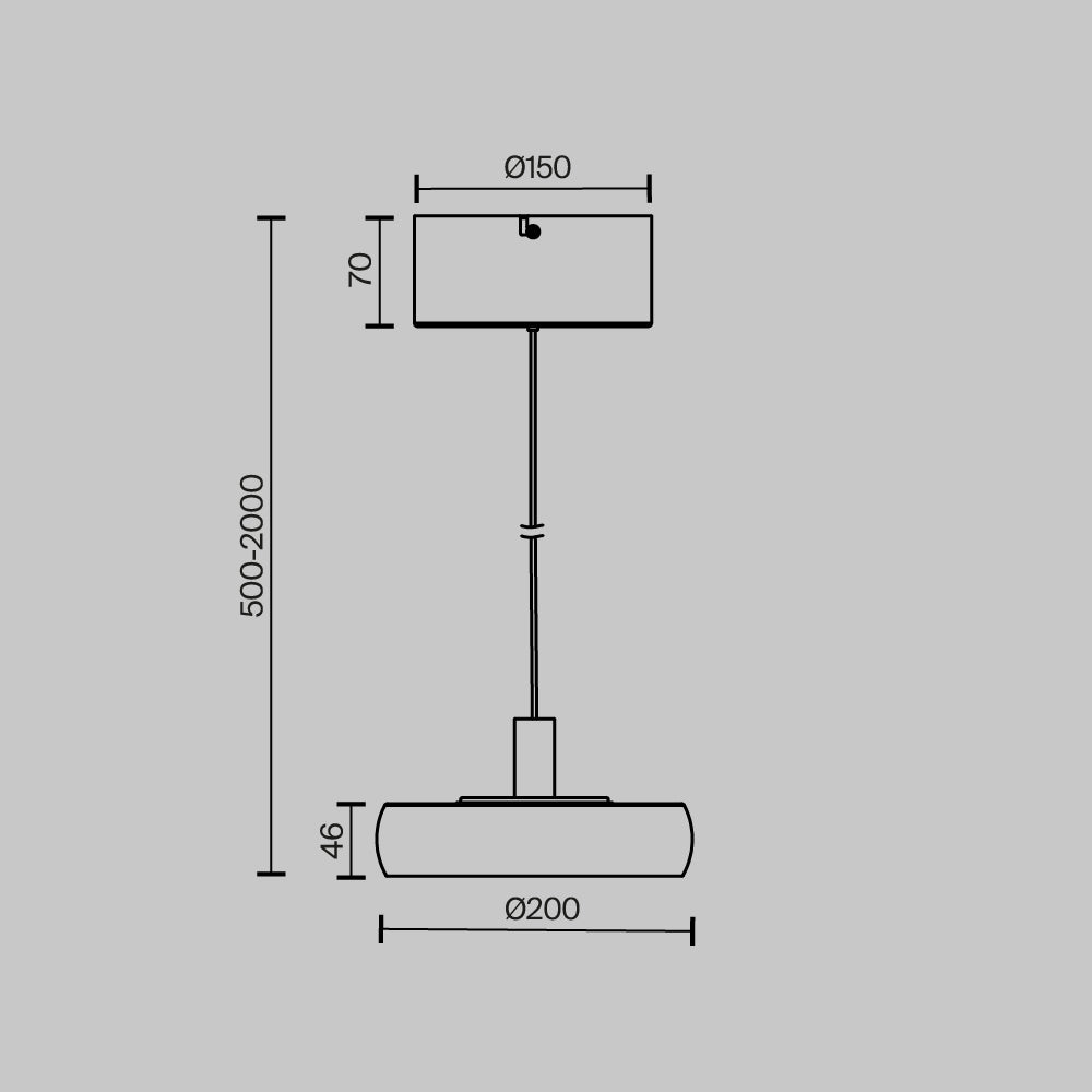 Lampa suspendata FLOAT 13W