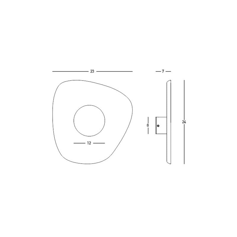 Aplica de perete ACOSTIC GREY