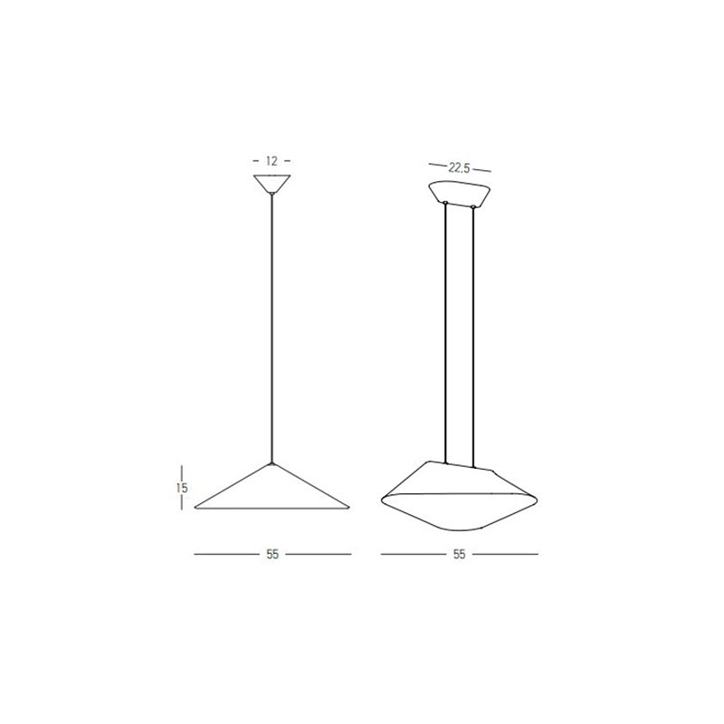 Lampa suspendata dimabila ACOSTIC BROWN