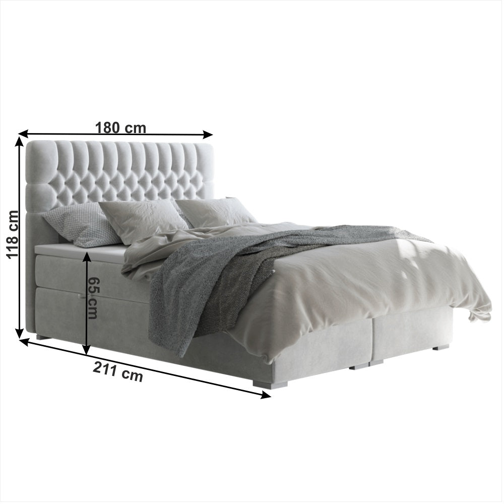 Pat ADELINA GREY 160/180 x  200 CM