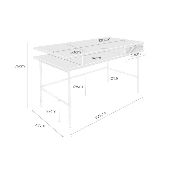 Birou ALBAM 120 x 60 CM